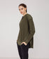 Women's Raw Waffle Knit Shirt